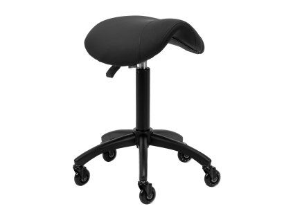 61838 kosmeticky taburet saddle one cerny