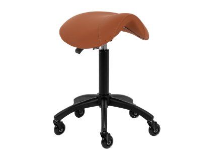 61889 kosmeticky taburet saddle one hnedy