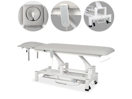 Elektrische Therapieliege Thera4 Comfort – hellgrau