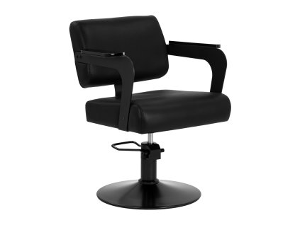 Friseurstuhl Solven – schwarz