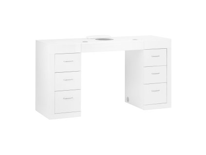 Manikürtisch AirClean Pro mit Kassetten-Staubabsaugung Weiß