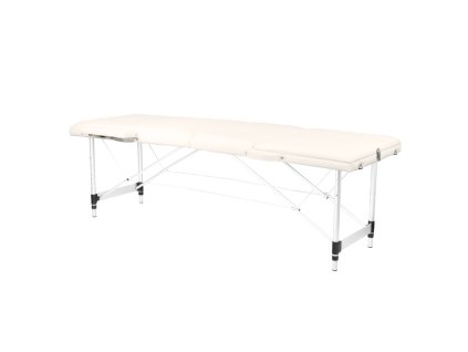 Klapp-Massageliege Alu Komfort 3-teilig Cream