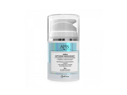 apis optima, aktive Feuchtigkeitscreme mit Mineralien aus dem Toten Meer und Hyaluronsäure, Tag und Nacht 30+, 50ml