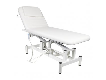 Elektrische Massageliege 079 – Weiß, 1 Motor