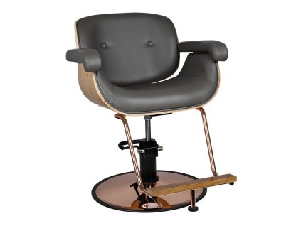 Friseurstuhl Gabbiano Venedig Grau – exklusives Design für Salons