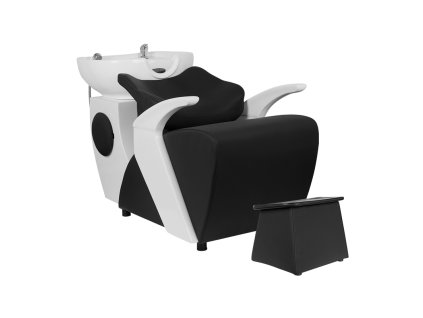 Gabbiano Friseur Waschsessel C024 Schwarz – Eleganz und Komfort