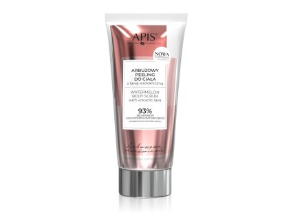 APIS WASSERMELONE ERFRISCHUNG, WASSERMELONE KÖRPERPEELING MIT VULKANISCHER LAVA 200ML