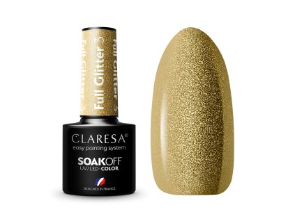 CLARESA Gel Politur FULL GLITTER 3 -5g