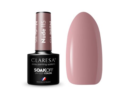 CLARESA Gel Politur NUDE 115 -5g