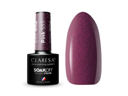CLARESA Gel Politur PINK 553 -5g