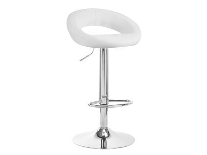 Barhocker QS-B10 Weiß – Moderner Hocker für Empfang und Zuhause