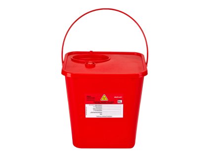 MEDIZINISCHER ABFALLBEHÄLTER 5 L ROT