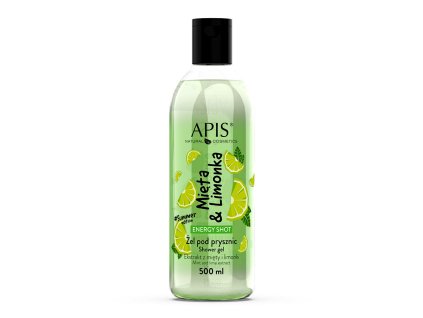 APIS Energy Shot, Duschgel Mieta&Limonka 500 ml