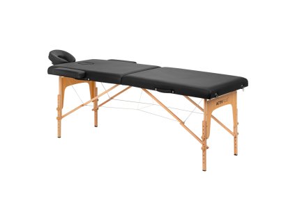 41250 16 skladaci maserske lehatko activfyzio lux 2 segmentove drevene cerne 190x60