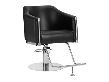 Gabbiano Friseurstuhl Burgos schwarz