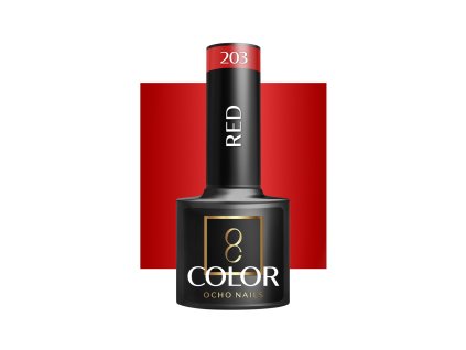 OCHO NAILS Hybrid-Nagellack red 203 -5 g