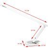 16719 5 stolni lampa slim led bila