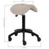 61874 17 kosmeticky taburet saddle one bezovy