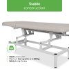 eng po VIGO 2 Stationary massage table with adjustable backrest light gray 2593 5