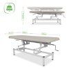 eng po VIGO 2 Stationary massage table with adjustable backrest light gray 2593 8