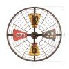 25913 3 dekoracni nastenne hodiny ventilator