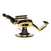 Gabbiano Barberstuhl francesco gold schwarz