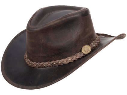 5H75 FITZROY australský kožený klobouk Scippis 4