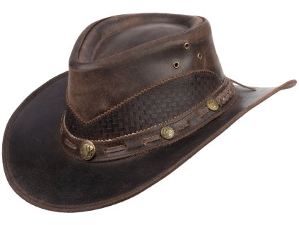 5H76 LYNDON australský kožený klobouk Scippis 4