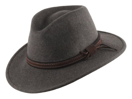 2H28 austin australsky sedy vlneny klobouk scippis