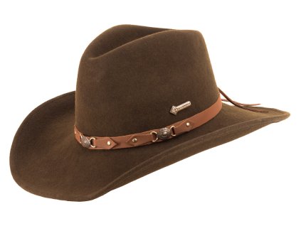 2H23 bandit australsky hnedy vlneny klobouk scippis 1