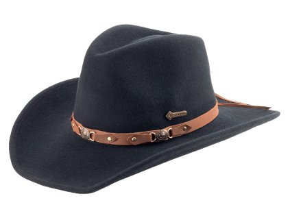 2H23 bandit australsky cerny vlneny klobouk scippis 1