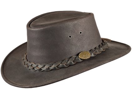 5H01 australský kožený klobouk Scippis 2