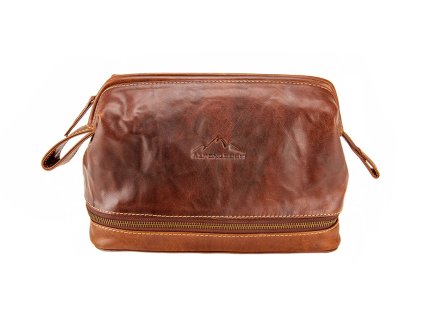 KulturbeutelLAGODICOMOCognac 1