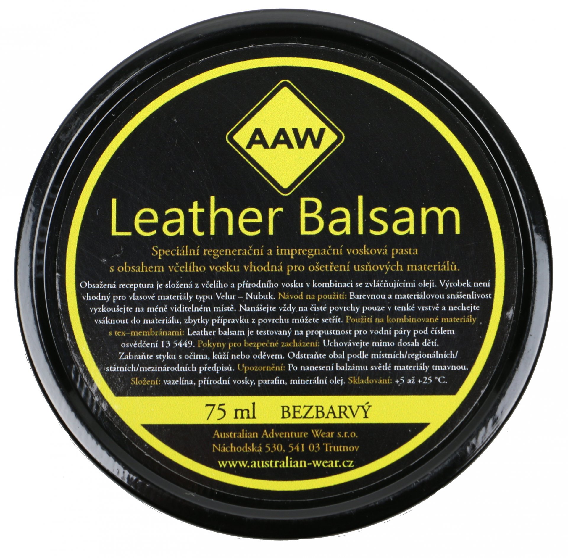 AAW LEATHER BALSAM 75 ml. - impregnace na kůži