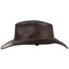 5H75 FITZROY australský kožený klobouk Scippis 6