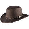 1888 australsky klobouk kozeny talaroo barva brown velikost xl