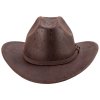 2H09 IRONWOOD australský kožený klobouk Scippis 2