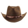 2H13 smokey australsky hnedy vlneny klobouk 2