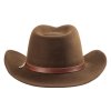 2H13 smokey australsky hnedy vlneny klobouk 3