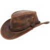 OUTBACK LEGEND - australský kožený klobouk Rugged Earth