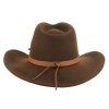 2H23 bandit australsky hnedy vlneny klobouk scippis 4