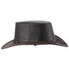 5H86 SPRINGBROOK australský kožený klobouk Scippis 4
