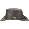 5H01 australský kožený klobouk Scippis 6