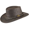 5H01 australský kožený klobouk Scippis 2