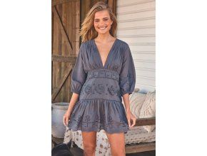 malawi black mini dress 3