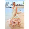 maisha print carmen maxi dress