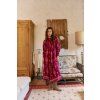 rhubarb print bella maxi dress