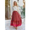 hibiscus print daphne skirt 5