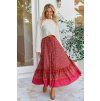 hibiscus print daphne skirt 7