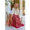 hibiscus print daphne skirt 8
